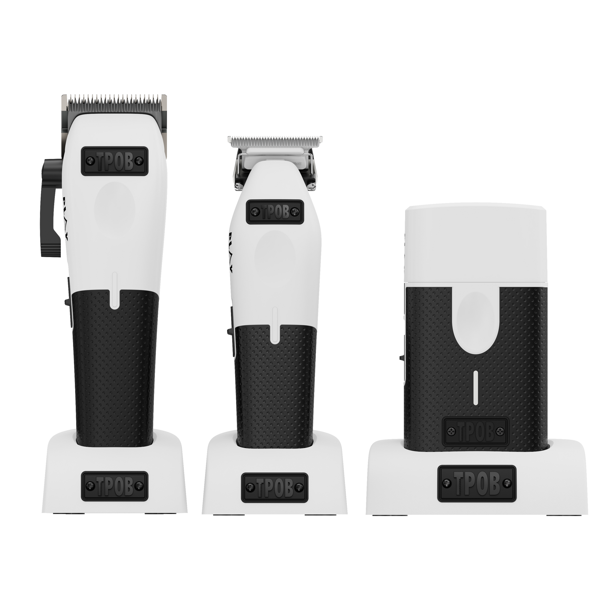PLAY Clipper + Trimmer + Shaver Bundle (White and Black Edition)