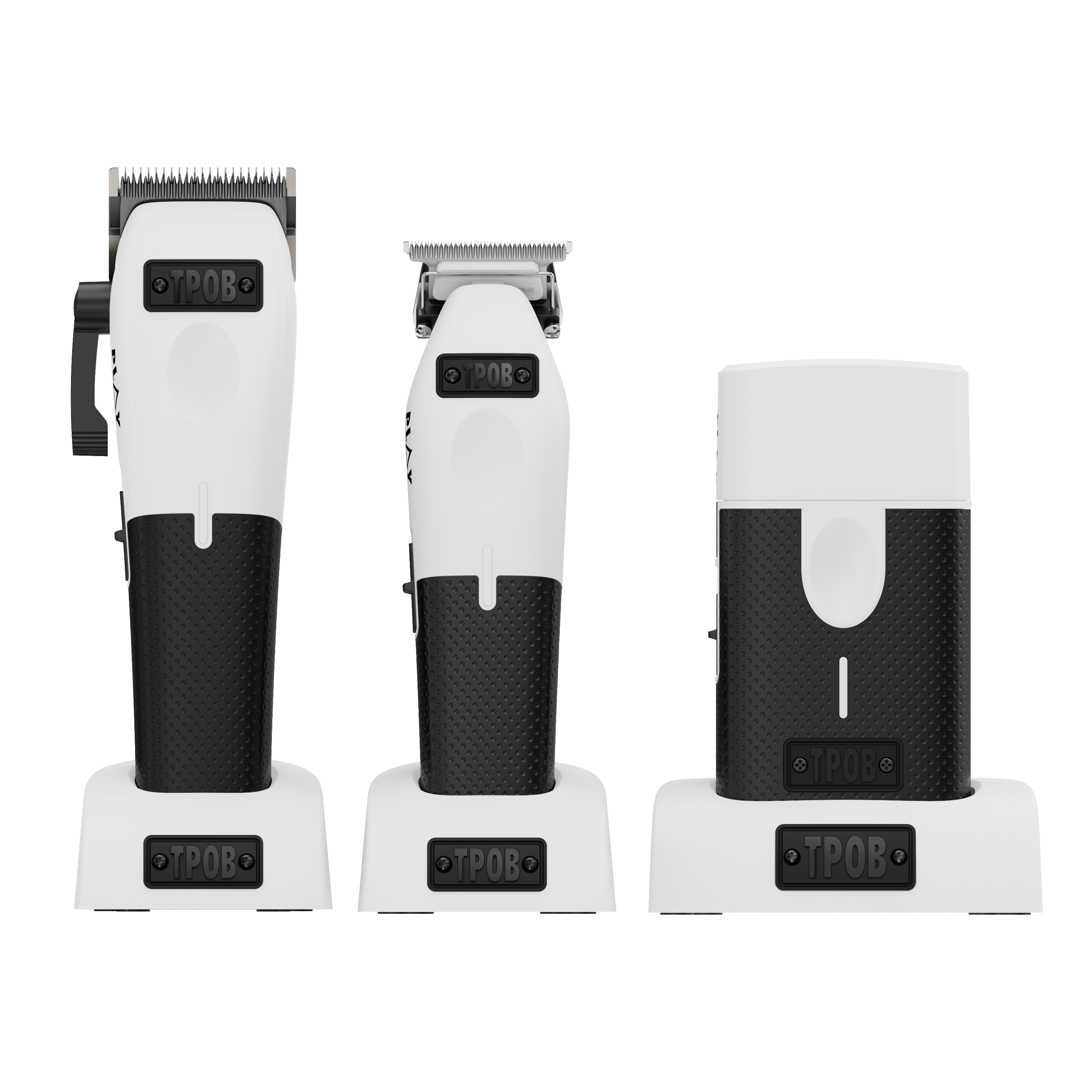 Play Clipper + Trimmer + Shaver Bundle (White and Black Edition)