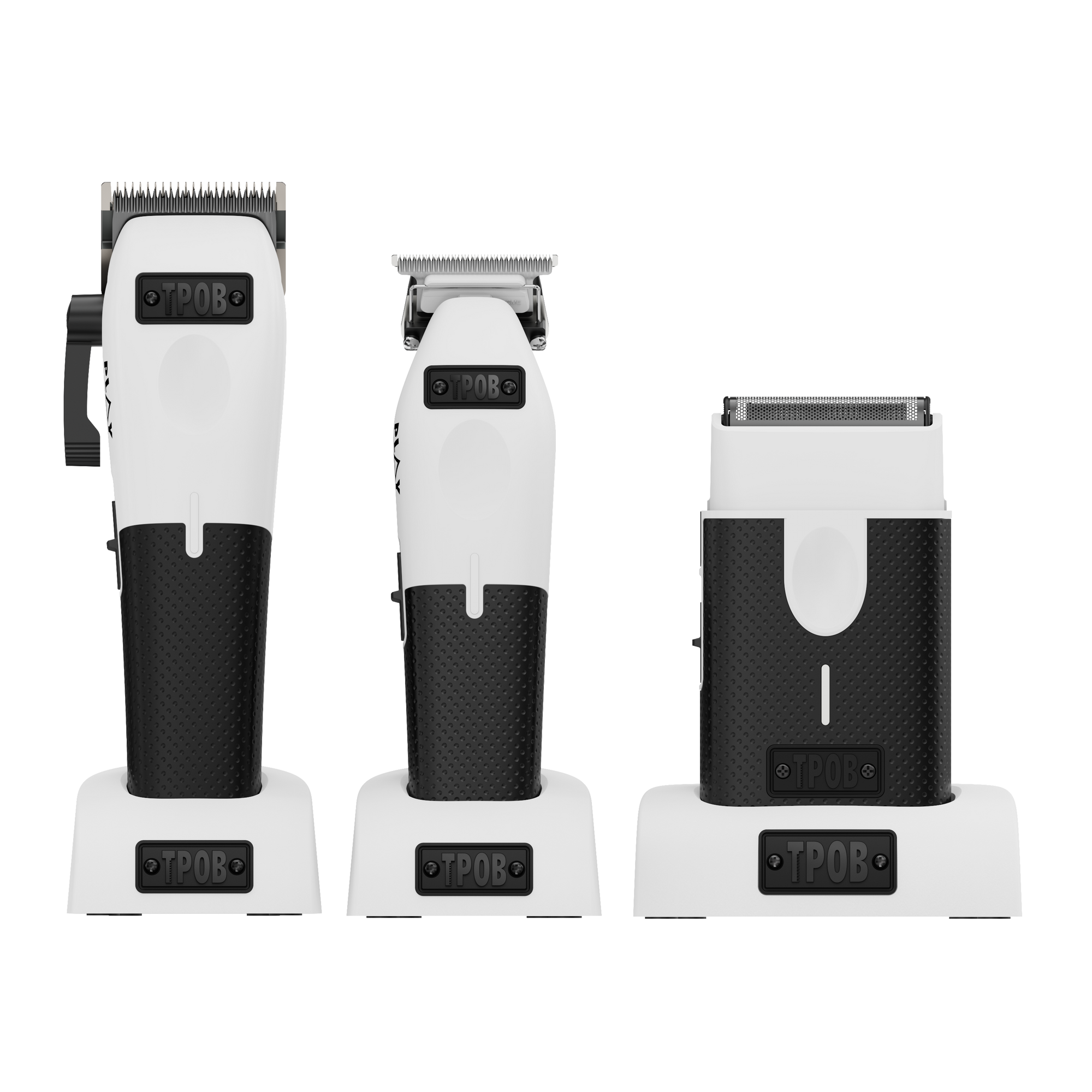 PLAY Clipper + Trimmer + Shaver Bundle (White and Black Edition)