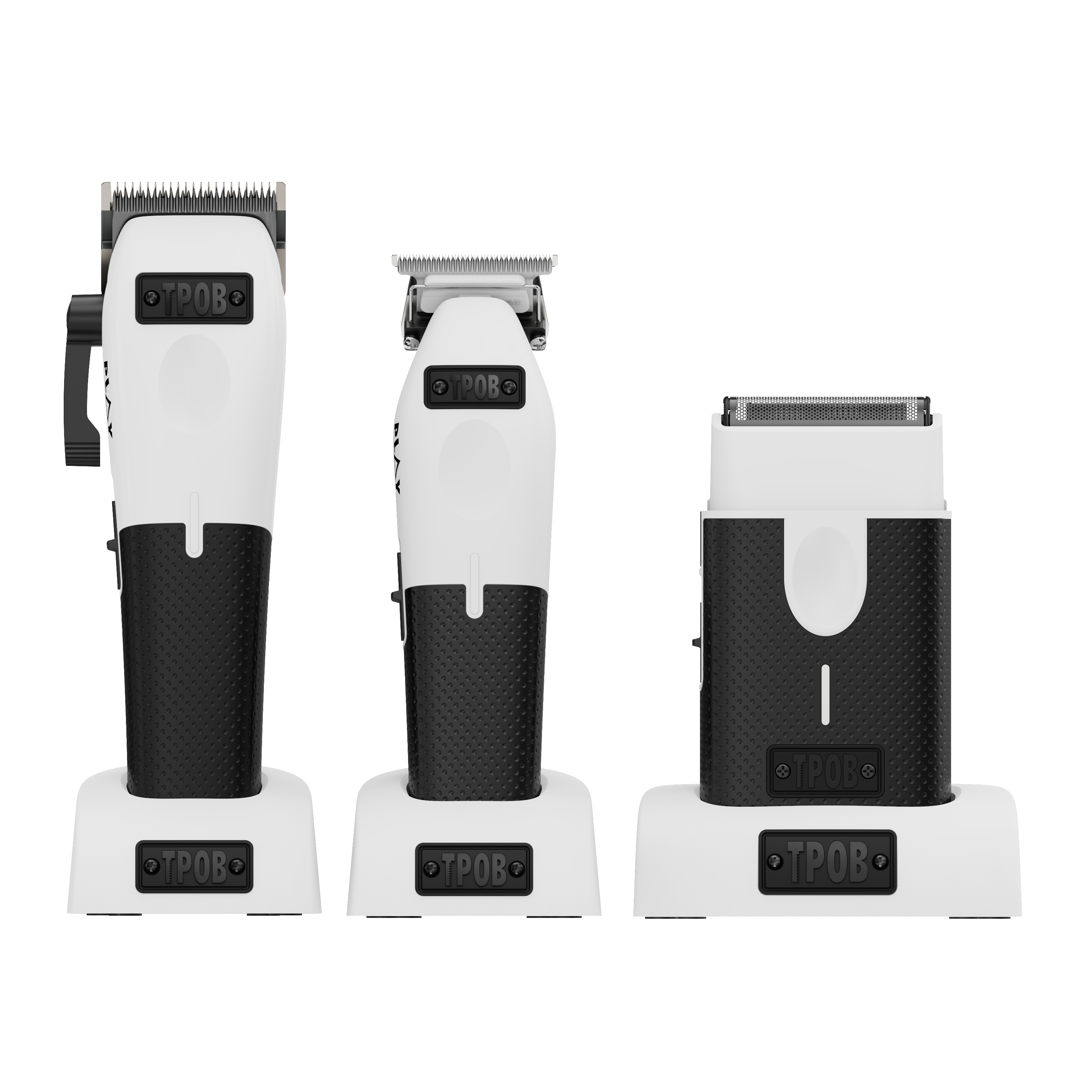 Play Clipper + Trimmer + Shaver Bundle (White and Black Edition)