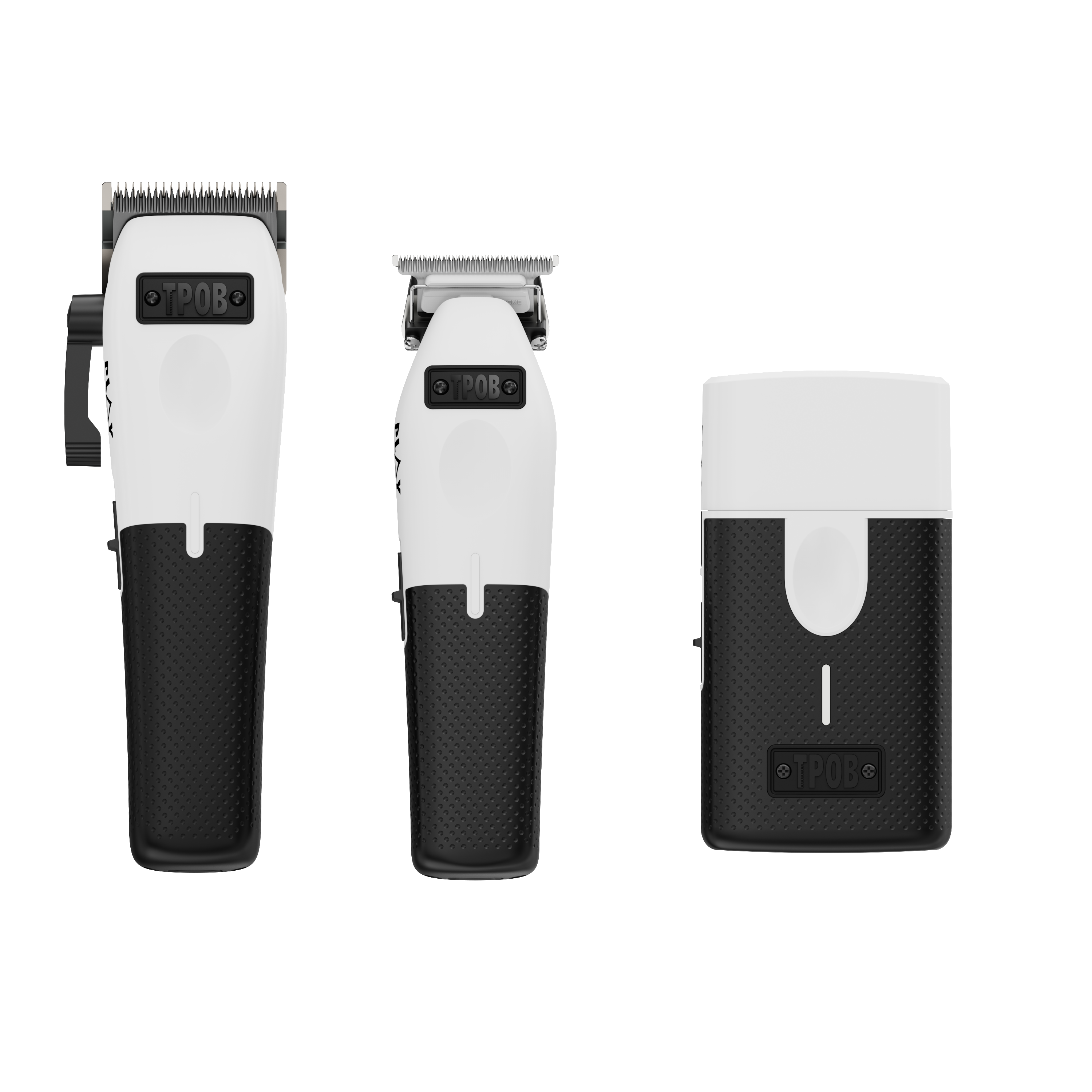 Play Clipper + Trimmer + Shaver Bundle (White and Black Edition)