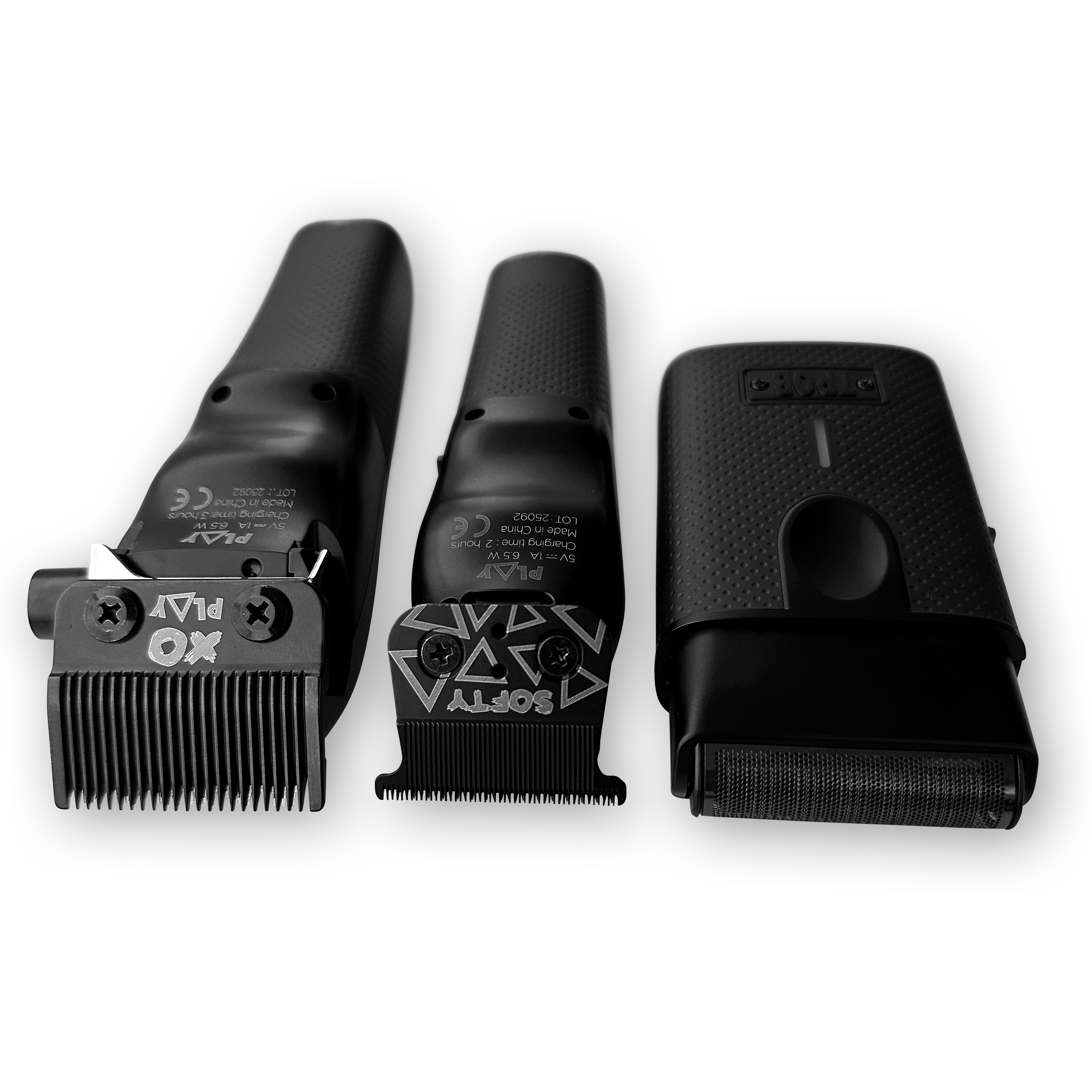 Play Clipper + Trimmer + Shaver Bundle (Blackout Edition)
