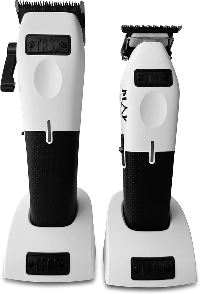 Play Clipper + Trimmer Bundle (White and Black Edition)