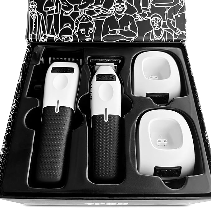 Play Clipper + Trimmer Bundle (White and Black Edition)