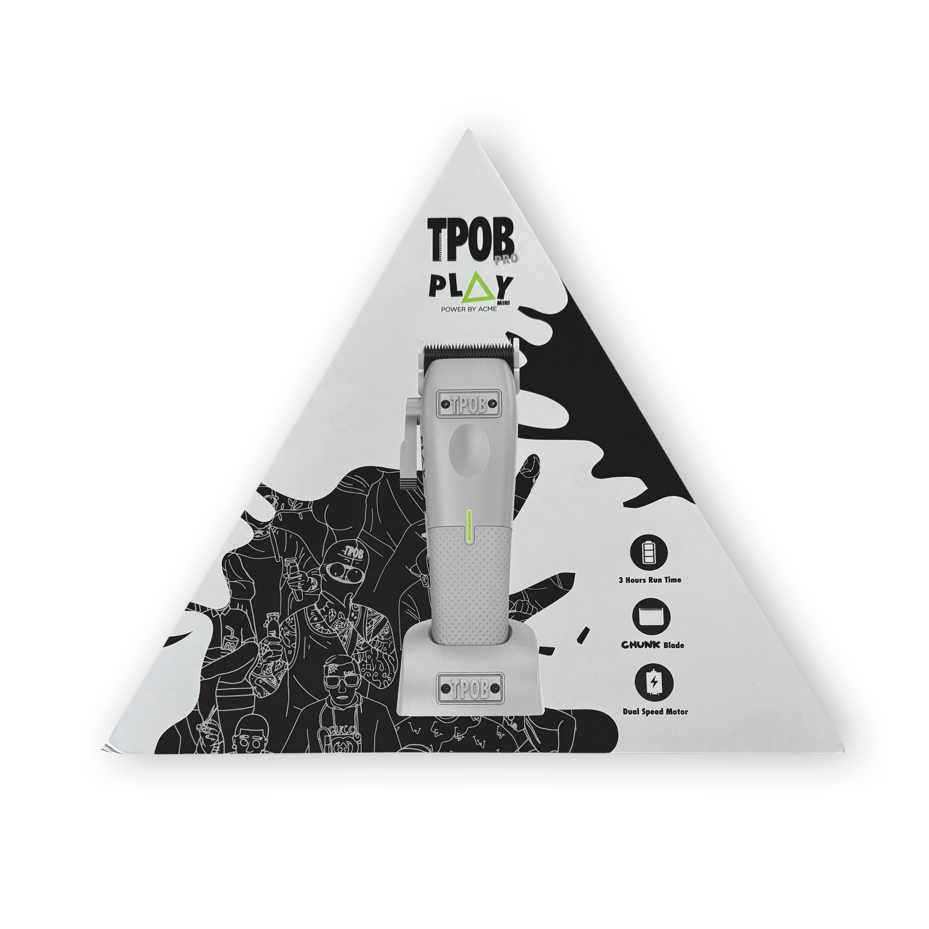 PLAY MINI Clipper (Light Grey Edition) (Wholesale Case of 12)
